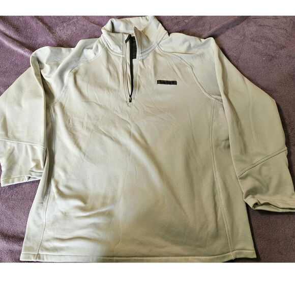 Timberland 1/4 Zip Light Green Sweatshirt -‎ Men's Medium - Picture 1 of 9